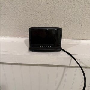 Black Digital Alarm Clock